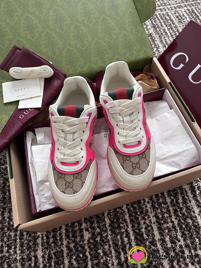 Bagsaaa Gucci Women's Gucci Re-Web sneaker 785452 Pink - 1