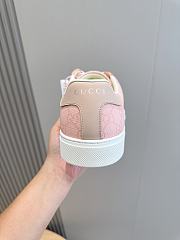 Bagsaaa Women's Gucci Ace sneaker with Web 812026 pink GG - 2