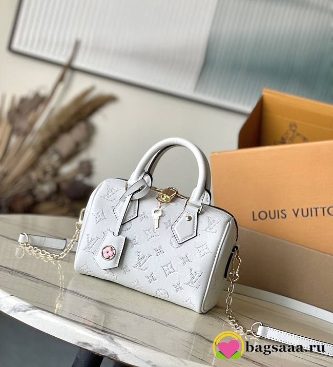 Bagsaaa Louis Vuitton M11276 Speedy Bandoulière 20 White - 13.5 x 12 x 20.5 cm - 1