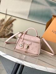 Bagsaaa Louis Vuitton M11298 Vanity Pouch Rose Jasmine Pink - 11.5 x 6.5 x 19 cm - 1