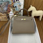 Bagsaaa Hermes Kelly Etoupe Epsom & Gold Hardware - 25cm - 1