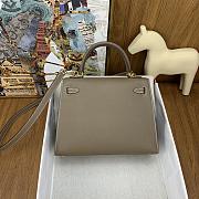 Bagsaaa Hermes Kelly Etoupe Epsom & Gold Hardware - 25cm - 3