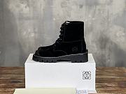 Bagsaaa Loewe Sierra combat boot in suede Black - 1