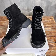 Bagsaaa Loewe Sierra combat boot in suede Black - 3