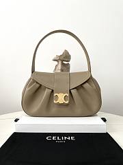 Bagsaaa Celine Medium Polly Bag I Supple Calfskin Beige - 33 x 19 x 9 CM - 1