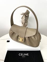 Bagsaaa Celine Medium Polly Bag I Supple Calfskin Beige - 33 x 19 x 9 CM - 2