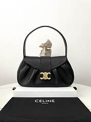 Bagsaaa Celine Medium Polly Bag I Supple Calfskin Black - 33 x 19 x 9 CM - 1