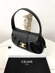 Bagsaaa Celine Medium Polly Bag I Supple Calfskin Black - 33 x 19 x 9 CM - 4