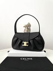 Bagsaaa Celine Medium Polly Bag I Supple Calfskin Black - 33 x 19 x 9 CM - 2