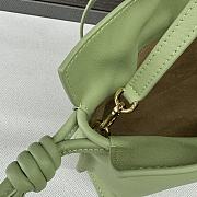 Bagsaaa Loewe Mini Flamenco clutch in nappa calfskin light green - 23.9X18X9 cm - 2