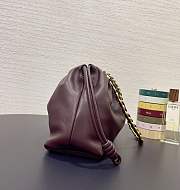 Bagsaaa Loewe Medium Flamenco purse in mellow nappa lambskin Dark Burgundy - 30X20X10.5 cm - 2