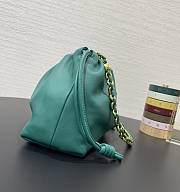 Bagsaaa Loewe Medium Flamenco purse in mellow nappa lambskin Emerald Green  - 30X20X10.5 cm - 4