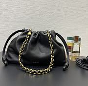 Bagsaaa Loewe Medium Flamenco purse in mellow nappa lambskin black - 30X20X10.5 cm - 1