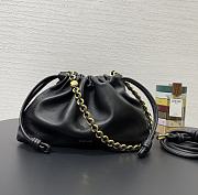 Bagsaaa Loewe Medium Flamenco purse in mellow nappa lambskin black - 30X20X10.5 cm - 4