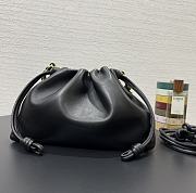 Bagsaaa Loewe Medium Flamenco purse in mellow nappa lambskin black - 30X20X10.5 cm - 3