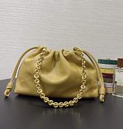 Bagsaaa Loewe Medium Flamenco purse in mellow nappa lambskin sahara - 30X20X10.5 cm - 3