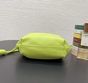 Bagsaaa Loewe Mini Flamenco Purse bag in mellow nappa lambskin Anise Green - 23X17X5.5 cm - 4