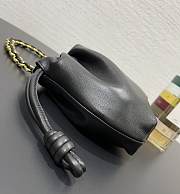 Bagsaaa Loewe Mini Flamenco Purse bag in mellow nappa lambskin black - 23X17X5.5 cm - 2