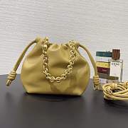 Bagsaaa Loewe Mini Flamenco Purse bag in mellow nappa lambskin sahara - 23X17X5.5 cm - 1