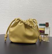 Bagsaaa Loewe Mini Flamenco Purse bag in mellow nappa lambskin sahara - 23X17X5.5 cm - 4