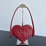 Bagsaaa Bottega Veneta Mini Solstice Heart Red - 22x18x2 cm - 1