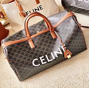 Bagsaaa Celine Large Voyage bag in Triomphe Canvas with Celine Print - 50 x 27 x 23 CM - 1