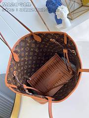 Bagsaaa Louis Vuitton M12061 Neverfull Reversible Inside Out MM Bag Brown - 31 x 28 x 14 cm - 3