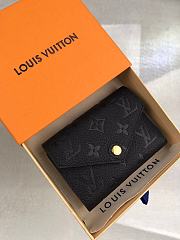 Bagsaaa Louis Vuitton Victorine Wallet M64060 Black - 12X9cm - 1