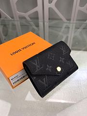 Bagsaaa Louis Vuitton Victorine Wallet M64060 Black - 12X9cm - 3