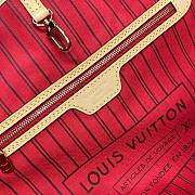 Bagsaaa Louis Vuitton M12096 Reversible Neverfull Bandoulière Inside Out MM Tote Bag Red - 31 x 28 x 14 cm - 3