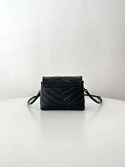 Bagsaaa YSL Toy Loulou In Quilted Leather 678401 Black - 20 x 14 x 7.5 cm - 3