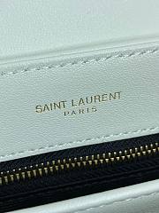 Bagsaaa YSL Toy Loulou In Quilted Leather 678401 White - 20 x 14 x 7.5 cm - 4