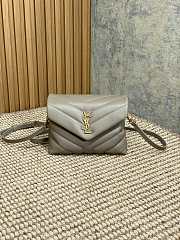 Bagsaaa YSL Toy Loulou In Quilted Leather 678401 Beige - 20 x 14 x 7.5 cm - 1