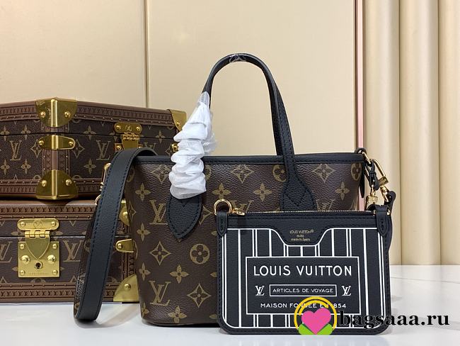 Bagsaaa Louis Vuitton M12099 Neverfull Bandoulière Inside Out BB - 24 x 14 x 9 cm - 1