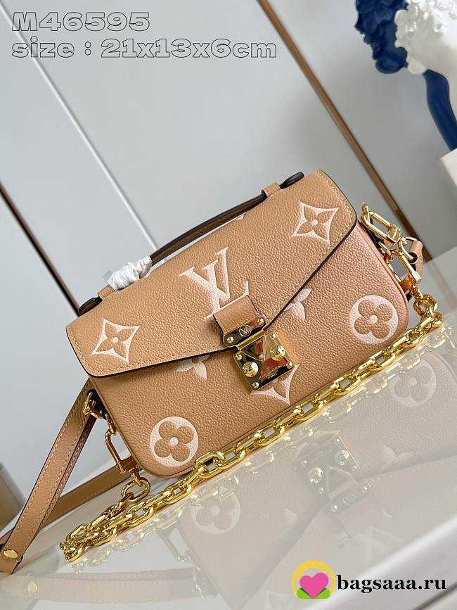 Bagsaaa Louis Vuitton M12735 Pochette Métis East West - 21.5 x 13.5 x 6 cm - 1