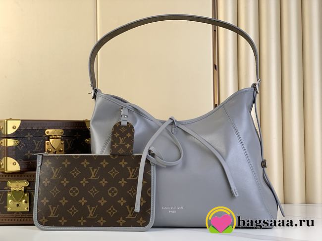 Bagsaaa Louis Vuitton M12583 CarryAll Dark MM Gray - 39 x 30 x 15 cm - 1