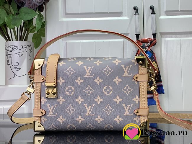 Bagsaaa Louis Vuitton M12428 Side Trunk MM Gray - 21 x 14 x 6 cm - 1