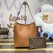 Bagsaaa Louis Vuitton M25354 Low Key Hobo PM Brown - 24 x 28 x 16 cm - 1