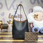 Bagsaaa Louis Vuitton M25352 Low Key Hobo PM Black - 24 x 28 x 16 cm - 1