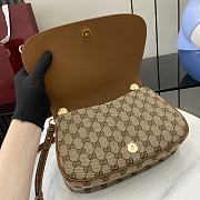 Bagsaaa Gucci Blondie Small Top Handle Bag 815714 Beige & Brown - 27 x 17 x 7cm - 4