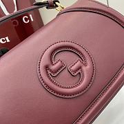 Bagsaaa Gucci Blondie Small Top Handle Bag 815714 Red - 27 x 17 x 7cm - 2