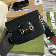 Bagsaaa Gucci Horsebit 1955 Mini Shoulder Bag 658574 Black - 20.5cm - 4