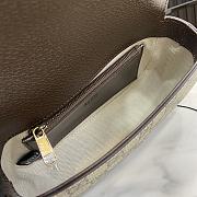 Bagsaaa Gucci Ophidia super mini shoulder bag 795466 beige & ebony - 18.5x10x5.5cm - 2