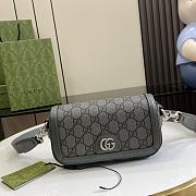 Bagsaaa Gucci Ophidia super mini shoulder bag 795466 gray - 18.5x10x5.5cm - 1