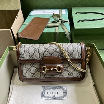 Bagsaaa Gucci Horsebit 1955 mini bag 752002 - 12.5x21.5x3 cm