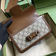 Bagsaaa Gucci Horsebit 1955 mini bag 752002 - 12.5x21.5x3 cm - 2