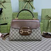 Bagsaaa Gucci Horsebit 1955 medium top handle bag 702049 - 29*21*11.5cm - 1