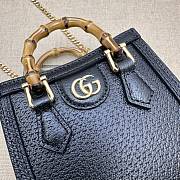 Bagsaaa Gucci Diana super mini bag ‎760251 black - 16.5x12x6cm - 4