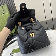 Bagsaaa Gucci GG Marmont mini backpack 777253 black - 20x19x11 cm - 3