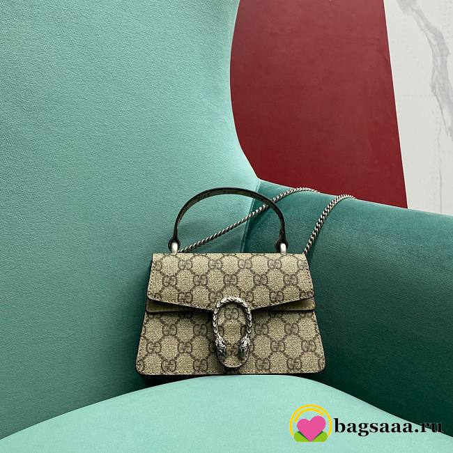 Bagsaaa Gucci Dionysus mini top handle bag 752029 - 18cm - 1